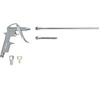 BRILLIANT TOOLS BT161103 Pistolet pneumatique de soufflage avec 3 buses interchangeables incluses [Powered by KS TOOLS]