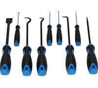 Brilliant Tools Jeu d'outils BT542010 à crochet pour grattoir – 9 pièces
