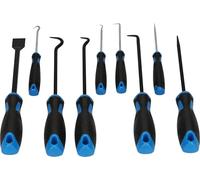 Brilliant Tools BT542010 Jeu d'outils à crochet pour grattoir, 9 pièces