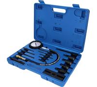 BRILLIANT TOOLS BT581000 Coffret de contrôle [Powered by KS TOOLS] | Coffret de contrôle de compression pour moteurs diesel, 18 pcs