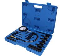 Brilliant Tools BT581000 Kit de testeur de compression pour moteurs diesel, 18 pièces