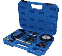 Brilliant Tools BT581050 Kit de testeur de compression pour moteurs diesel, 15 pièces