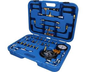 BRILLIANT TOOLS BT581400 Coffret de contrôle de pression essence, 44 pcs [Powered by KS TOOLS]