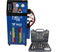 BRILLIANT TOOLS BT626050 Unité de rinçage pour boîte de vitesse automatique, avec jeu d’adaptateurs 35 pcs [Powered by KS TOOLS]