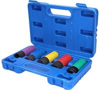 BRILLIANT TOOLS BT691010 Jeu de douilles à chocs 1/2" pour jantes aluminium, 5 pcs [Powered by KS TOOLS]