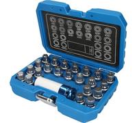 BRILLIANT TOOLS BT691260 Coffret de démontage [Powered by KS TOOLS] | Coffret de démontage d'écrous antivols VW, 23 pcs