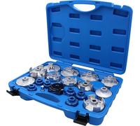 BRILLIANT TOOLS BT711010 Jeu de clés pour filtre à huile, 19 pcs [Powered by KS TOOLS]