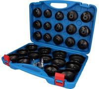 BRILLIANT TOOLS BT711050 Jeu de cloches pour filtre à huile, 30 pcs [Powered by KS TOOLS]