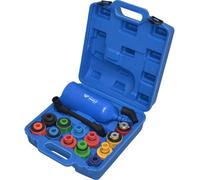 Brilliant Tools – Ensemble d'entonnoirs à huile BT711110 – 15 pièces, bras pivotant