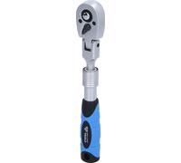 BRILLIANT TOOLS Cliquet réversible télescopique 1/4" à tête flexible (175 - 225 mm) - BT020997