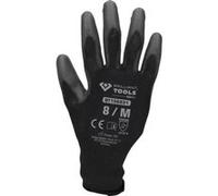 Brilliant Tools - Gants En Tricot Microfin, Noir, M 12 Paires Neutre G