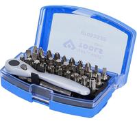 Brilliant Tools Jeu d’embouts avec embout pour cliquet réversible, 32 pcs