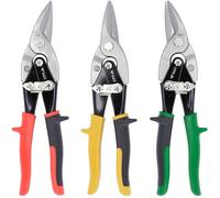 Brilliant Tools Jeu de ciseaux à tôle à levier, 3 pièces BT067200