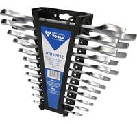 Brilliant Tools Jeu de clés à fourche doubles BT010012 12 pièces Acier Chrome Vanadium 15°