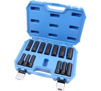 BRILLIANT TOOLS Jeu de douilles de force 1/2" 6 pans 13 pcs. long 10 - 24 mm - BT022625