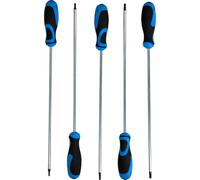 BRILLIANT TOOLS Jeu de tournevis extra-longs TX, 5 pièces