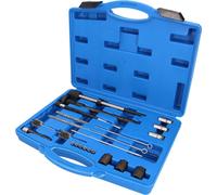 BRILLIANT TOOLS BT551300 Kit de nettoyage pour logement et gaine d’injecteur, 21 pcs [Powered by KS TOOLS]