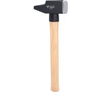 Brilliant Tools Marteau de serrurier avec manche en hickory, 1600 g, forme française