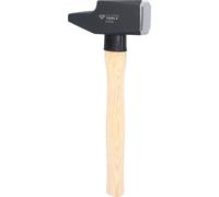 Brilliant Tools Marteau de serrurier avec manche en hickory, 2500 g, forme française