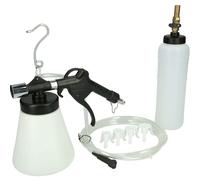 Brilliant Tools Purgeur de frein à air comprimé BT701200 Appareil de purge, utilisation par une seule personne, bouteille de recharge incluse - 6 pièces