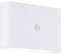 Brilliant Xino G80605/05 Applique LED extérieure avec détecteur de mouvement LED LED intégrée 34 W blanc