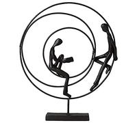 Brillibrum Design Sculpture Expressive en Fonte Petite Figurine d'amoureux Cadeau pour Un Mariage Sculpture de Couple d'amour (Figur 12)