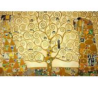 BRILLINT.YY Gustav Klimt Puzzle Arbre de Vie 1000 pièces, grand puzzle en bois pour adulte/enfant/tout-petits, décoration de la maison, cadeau de collection artistique, 75 x 50 cm