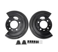 Brillixa Brake Dust Bould, Plaques arrière du kit de support de trottoir, compatible avec F-450 F-550 Excursion en super service, 4C3Z2210AA Plaque de protection des freins arrière