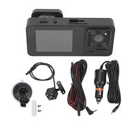 Brillixa Dash Cam, enregistreur DVR de voiture, caméra vidéo de conduite, compatible avec l'arrière avant 1080p à l'intérieur de l'enregistrement, enregistrement en boucle de 3