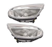 Brillixa Fog Light, Assemblage de lumière de voiture Compatible avec, A1638200428 A1638200328 Unité de lampe de brouillard, paire de lumière du pare-chocs avant