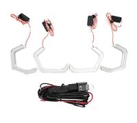 Brillixa Headlight Halo Anneaux LED, Ange Eyes Light Compatible avec M2 M3 M4 M5 F10 F13 F18 F22 F30 F31 F32 F33 F34, M4 Style Retrofit Kit Kit Kit