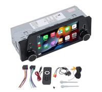 Brillixa Voile stéréo, Lecteur Single DIN MP5 avec écran Tactile à 5 Pouces, caméra de Sauvegarde Mirror Wired Link Carplay BT5.0 et 12ed