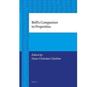 Brill's Companion To Propertius