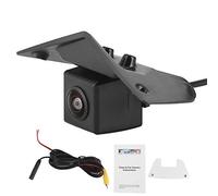 Brilluxa Caméra frontale, caméra de stationnement CCD, caméra de montage avec logo de voiture, module de caméra étanche IP68, compatible avec Mercedes Vito Viano A B C E GL SLK