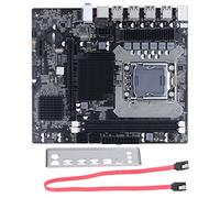 Brilluxa Carte Mère X58, LGA 1366, Compatible DDR3 Dual Channel, Carte mère Gaming PC, Ports USB 2.0 SATA, Haute Performance, Compatible Intel Core i7 Xeon pour Ordinateur de Bureau