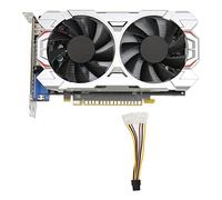 Brilluxa Gaming Graphics Card, 4K HD Output GDDR5 128BIT PC Video Card with Dual Fans, 1072MHZ 5400MHZ Graphics Card for Desktop Computers