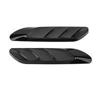 Brilluxa Garniture d'aération d'aile, couvercle d'admission latérale, moulure d'aération de garde-boue, compatible avec Mercedes Classe C W206, remplacement de sortie d'air noir