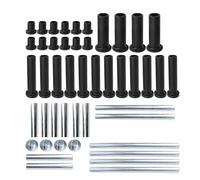 Brilluxa Kit Bagues De Bras, Compatible avec Polaris remplacement réf. 5439874 douilles/silentblocs HDPE lourds kit complet 46 pièces bagues de suspension bras oscillant pour quad/ATV entretien