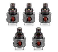 Brilluxa Kit de solénoïde de transmission, 5 solénoïdes de corps de valve, ensemble de commande de boîte de vitesses, remplacement de transmission automatique, compatible avec