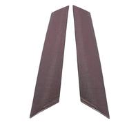 Brilluxa pare-brise un revêtement pilier, une couverture de pilier, panneau de revêtement décoratif, compatible avec R55 R56 R57 2007-2015, 2pc en fibre de carbone rouge