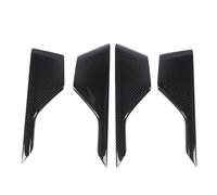 Brilluxa Port Panneau, couverture de porte intérieure, compatible avec X6 G06 2018 2024, ensemble de panneaux de porte intérieure en fibre de carbone, superposition de revêtement