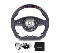 Brilluxa Volant, feux de changement de vitesse à affichage LED en fibre de carbone, compatible avec Mercedes A B C E S CLA GLC GLE W176 W205 W213 W222 X253 W166 C117 AMG Line,