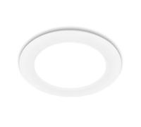 BRILONER - 1x LED Spot à encastrer 230V plat, lumière blanc neutre, 12W, 1200lm, LED Spot, spots de plafond, LED Spots 230V, lampes à encastrer, spot de plafond, 68mm, 170x30mm (DxH), blanc
