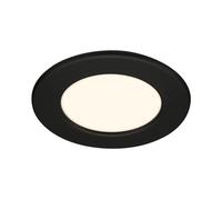 Briloner - 1x LED Spot à encastrer 230V, spot LED salle de bain IP44, plafonnier à intensité variable en continu, spot LED, spot plat au plafond, lampe salle de bain