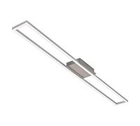BRILONER 3094-012 LED, plafonnier à Gradation, avec Fonction mémoire, 20 Watt, 1.800 Lumen, 3.000 Kelvin, Matt Alu, 1.100x120x50mm (LxlxH), Nickel Mat