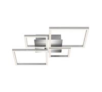 BRILONER 3128-018 LED orientable, plafonnier à Gradation, 48 Watt, 4.000 Lumen, 3.000 Kelvin, Couleur Chrome-Argent, W