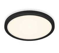 BRILONER 3468-415 Plafonnier LED, Lampe de Plafond, 24,5 Watt, 2 400 Lumen, 4 000 Kelvin, Ø 40,5 cm, Métal, 24.5 W, Blanc/Noir