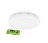 BRILONER - Plafonnier LED blanc neutre, classe énergétique A, 8W, 1700lm, 50.000h éclairage, lustre salon et chambre, luminaire plafonnier, lustre cuisine, 29 x 6 cm, blanc
