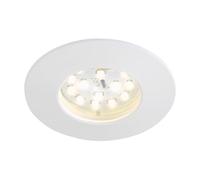 BRILONER 7204-016 Encastrable LED 230v, plafonnier, Spots,Lampe de Salle de Bain, Ronde, Plastique, 5 W, Blanc, 1 pièce
