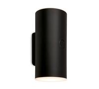 BRILONER - Applique LED rechargeable avec Touch, variateur d'intensité par paliers, minuterie de 15 min, appliques d'extérieur, 15,5x7x8 cm (hxlxp), noir
